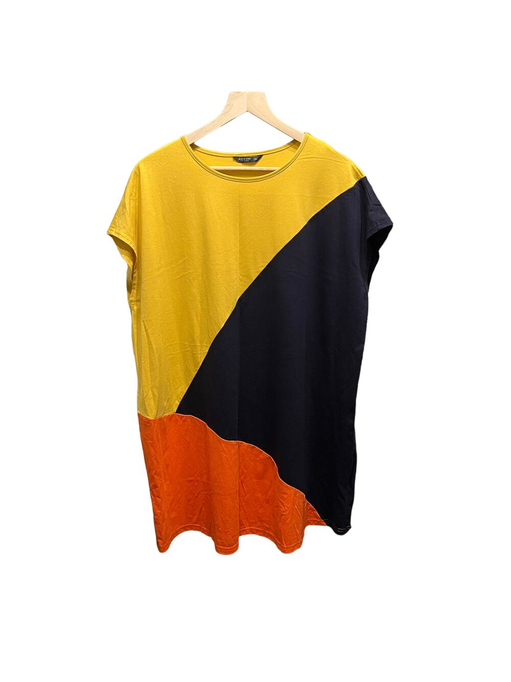 Shein Plus Batwing Colorblock Dress SIZE 14